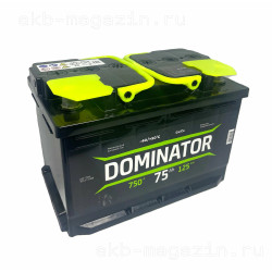 АКБ 6ст-75 L DOMINATOR п/п