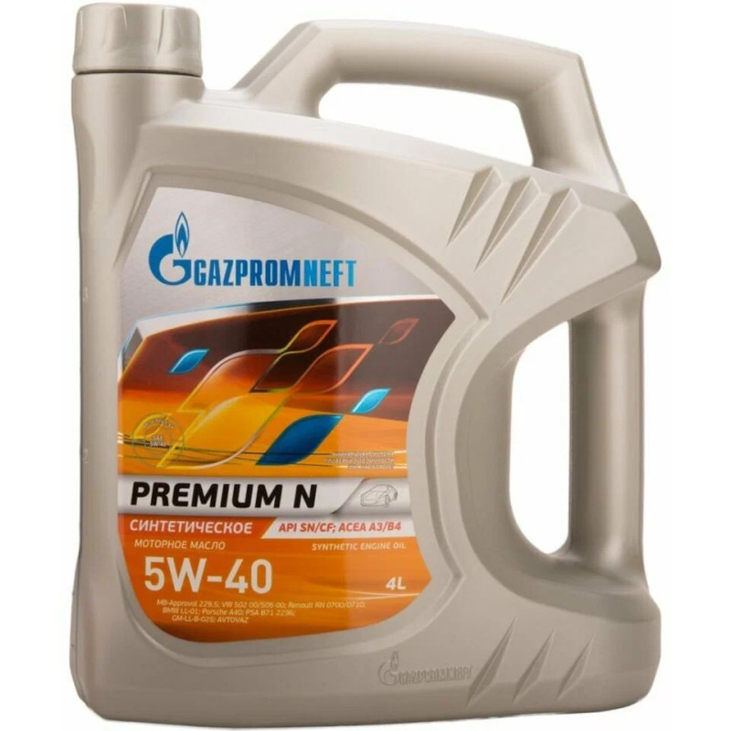 Масло Gazpromneft N Premium 5W40 син. 4л.ГАЗ Детали Машин