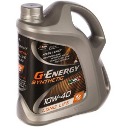 Масло G-Energy Synthetic Long Life 10w40 SN/CF син. 4 л.