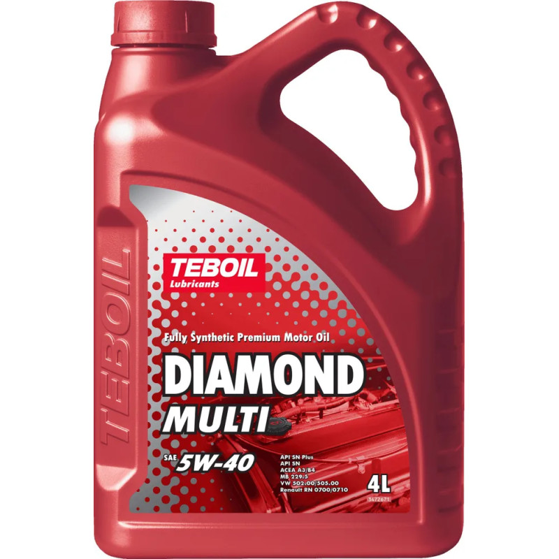 Масло моторное TEBOIL DIAMOND MULTI 5W40 син. (4л)ГАЗ Детали Машин