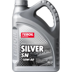 Масло моторное TEBOIL SILVER SN 10W40 п/с 4л